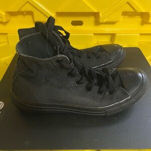 Converse Kids Black High-Top Sneakers